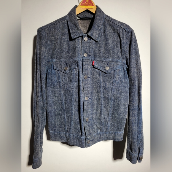 Levi's Other - Levi's slim denim trucker jacket dark blue